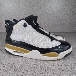 Nike Air Jordan Dub Zero Black Gold White Kid's Shoes Youth Size 5Y